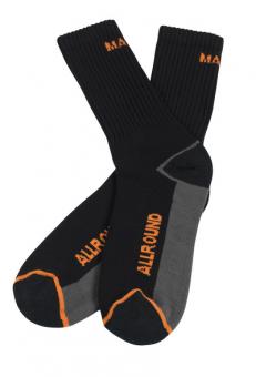 MASCOT Mongu Socken 44/48 3Paar - Schrittlänge  | schwarz